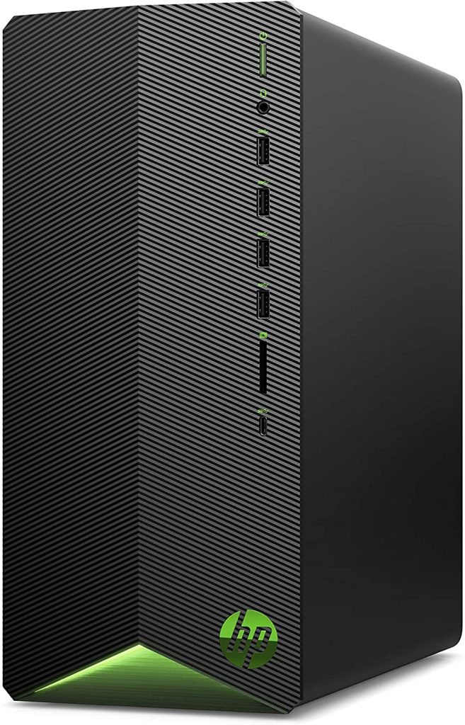 HP Pavilion TG01-2460 Desktop front face and ports